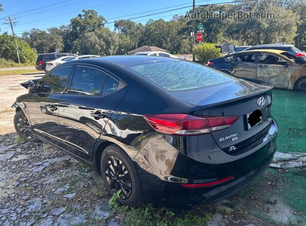 5NPD74LF5JH281723 2018 HYUNDAI ELANTRA Black 