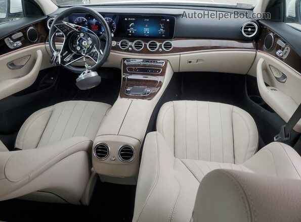 W1KZF8DB1MA990565 2021 MERCEDES-BENZ E White Widok zestawu wskaźników