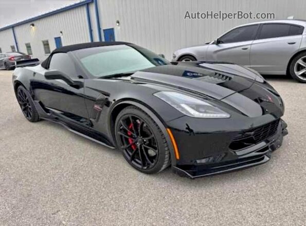 1G1YY3D77K5111986 2019 CHEVROLET CORVETTE Black უკანა მარცხენა