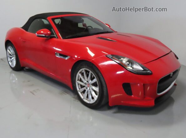 SAJWA6ET7H8K36740 2017 JAGUAR F-TYPE Красный Задняя левая четверть