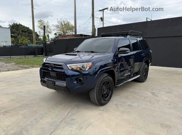 JTEHU5JR7M5956906 2021 TOYOTA 4RUNNER Blue 