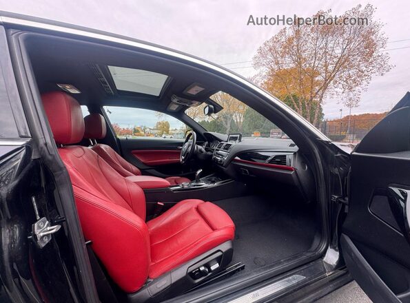 WBA1G9C52GV599148 2016 BMW 2 SERIES Black Вид ззаду