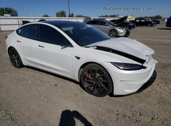 5YJ3E1ET7SF030382 2025 TESLA MODEL 3 White 