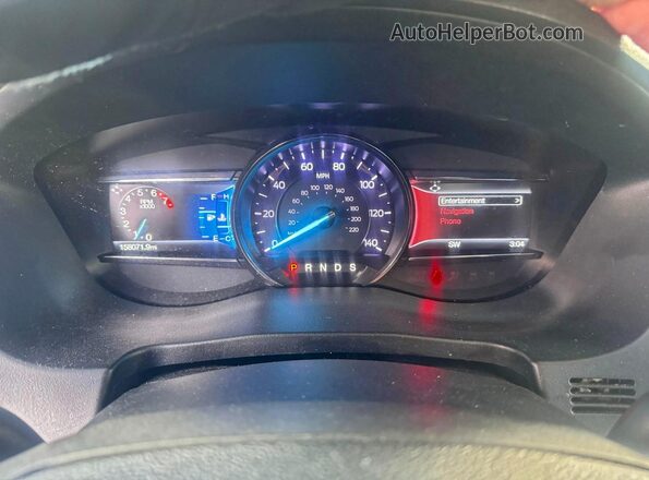 1FM5K8D82KGA01686 2019 FORD FORD EXPLORER Черный Вид щитка приборов