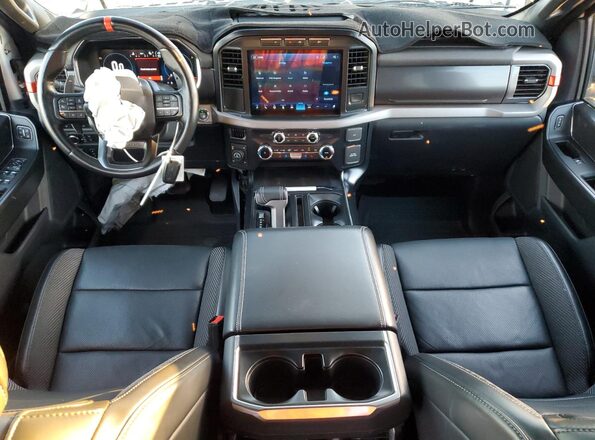 1FTFW1RG9NFC42286 2022 FORD F150 White Widok zestawu wskaźników