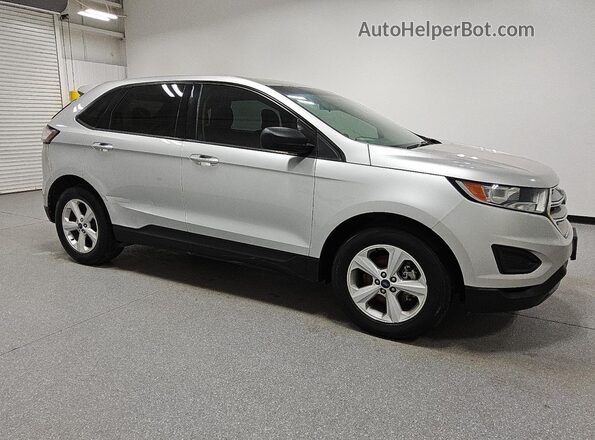 2FMPK3G93JBC56451 2018 FORD EDGE Серебряный Передняя правая четверть