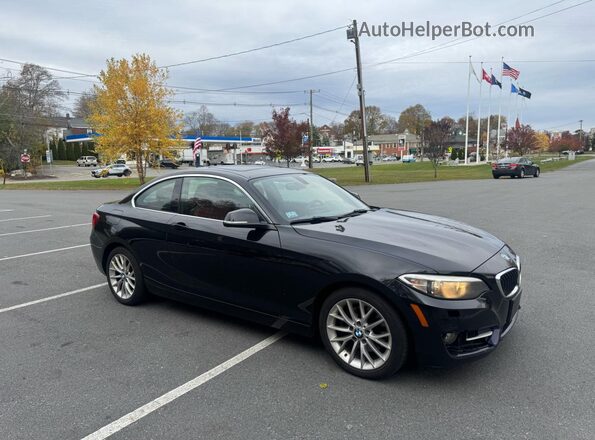 WBA1G9C52GV599148 2016 BMW 2 SERIES Black Задня ліва чверть