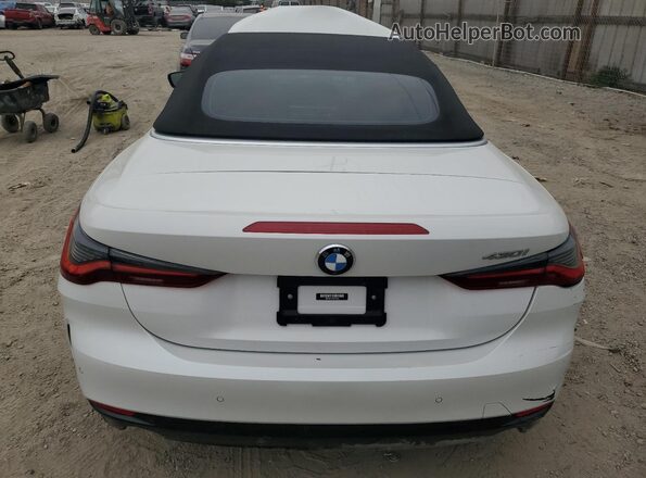 WBA23AT03NCJ90980 2022 BMW 4 SERIES White წინა სალონის ხედი