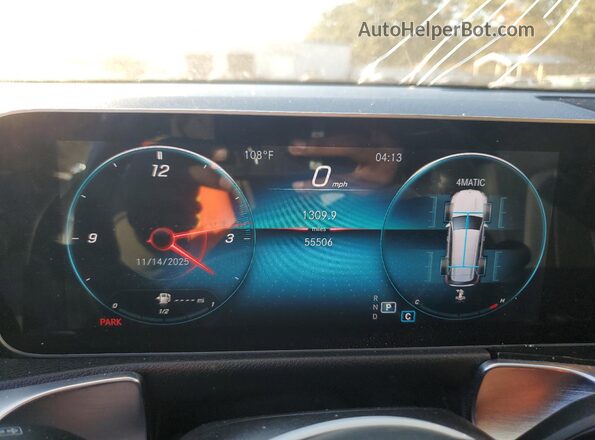 W1N4M4HB2MW096891 2021 MERCEDES-BENZ GLB-CLASS Gray Հետևի նստատեղերի տեսք