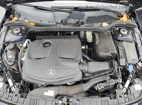 WDCTG4GB1HJ302212 2017 MERCEDES-BENZ GLA-CLASS Blue Vista de la etiqueta del VIN