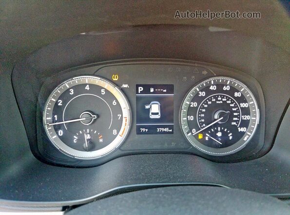 KMHRC8A39LU018916 2020 HYUNDAI VENUE Red Instrument cluster view