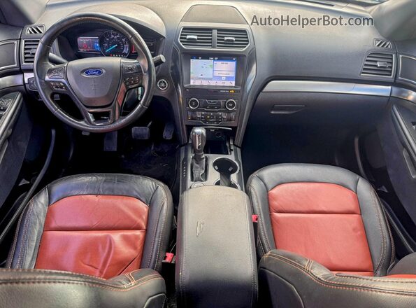 1FM5K8D82KGA01686 2019 FORD FORD EXPLORER Черный Вид задних сидений