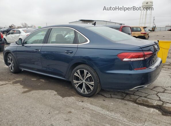 1VWSA7A35NC008458 2022 VOLKSWAGEN PASSAT Blue უკანა მარჯვენა