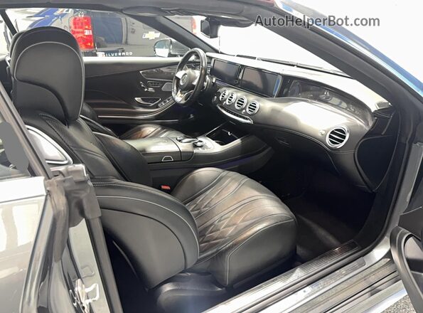 WDDXK7JB8HA019473 2017 MERCEDES-BENZ S Gray Вид ззаду