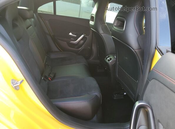 WDD5J4GB7LN068794 2020 MERCEDES-BENZ CLA-CLASS Желтый Вид задней части салона