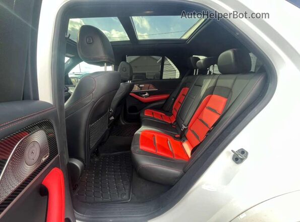 4JGFB6BB3NA664781 2022 MERCEDES-BENZ GLE White Vista de los asientos traseros