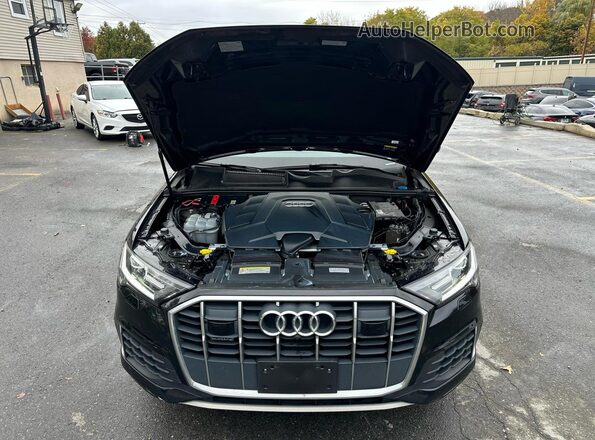 WA1LXAF78LD011550 2020 AUDI Q7 Black უკანა სავარძლების ხედი