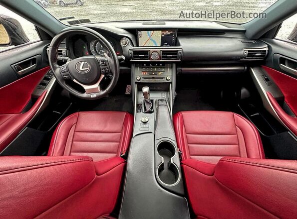 JTHC81D22K5035098 2019 LEXUS IS Black Vista del salpicadero