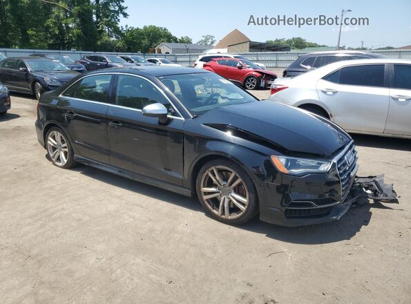 WAUB1GFF1G1004439 2016 AUDI S3 Черный Вид спереди