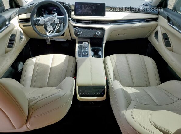 5N1AL1FS8SC345784 2025 INFINITI QX60 White Vista del cuadro de instrumentos