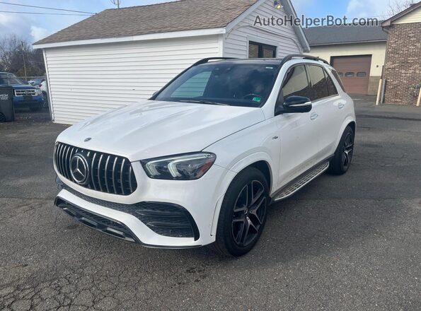 4JGFB6BB3NA664781 2022 MERCEDES-BENZ GLE White Trasero izquierdo
