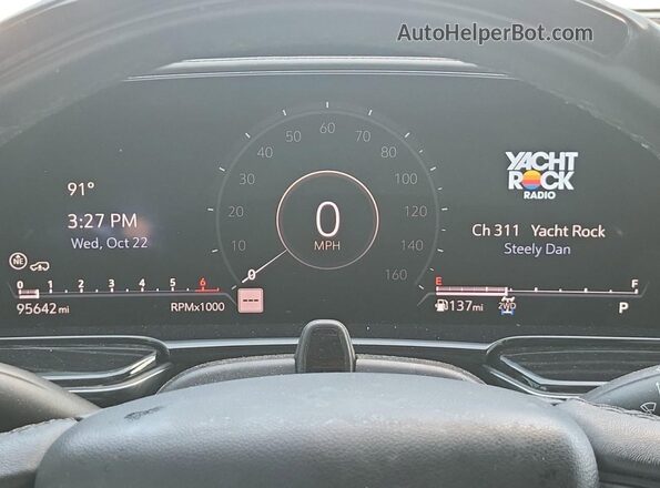 1GYS4PKL6MR472762 2021 CADILLAC ESCALADE Черный Вид панели приборов