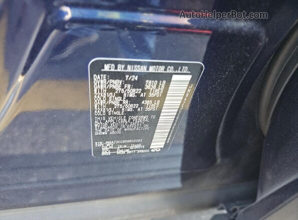 JN8AZ3CC8S9602083 2025 INFINITI QX80 Blue 