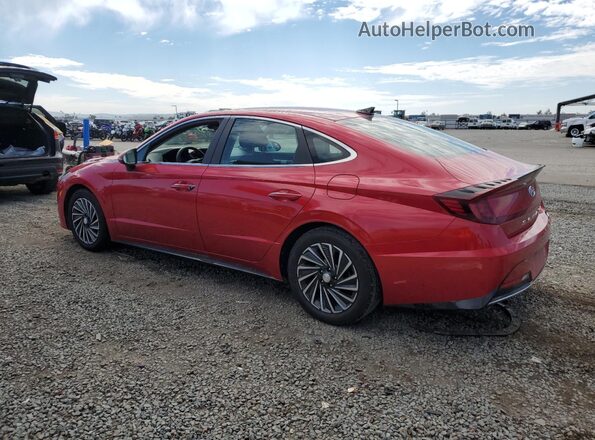KMHL34JJXMA018858 2021 HYUNDAI SONATA Red 