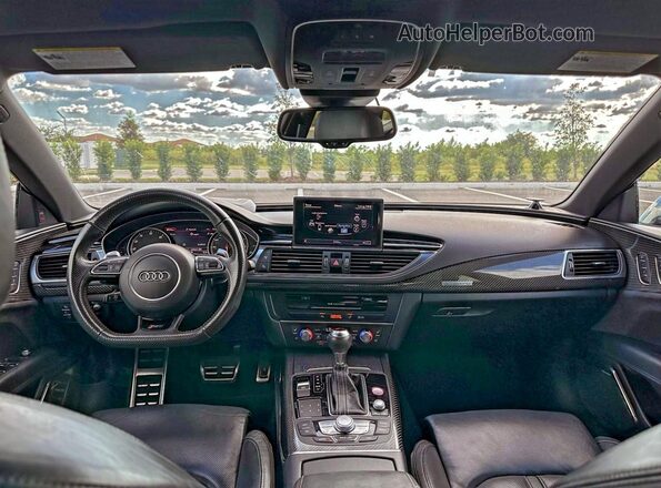 WUAWRBFC3HN901930 2017 AUDI RS7 Black Вид задніх сидінь