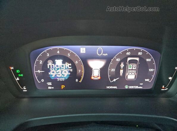 5FNYF9H84TB006518 2026 HONDA PASSPORT Серый Вид щитка приборов