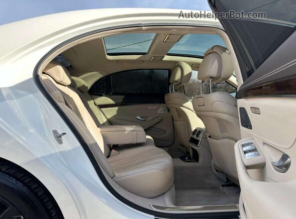 WDDUG6EB2KA439407 2019 MERCEDES-BENZ S White Vista trasera