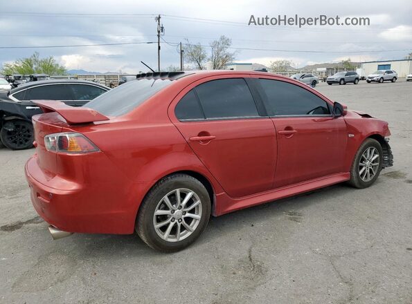 JA32U2FU0GU006319 2016 MITSUBISHI LANCER Красный Задняя правая четверть