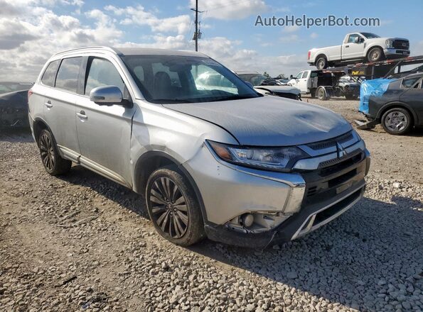 JA4AD3A34LZ042877 2020 MITSUBISHI OUTLANDER Серебряный Передняя правая четверть