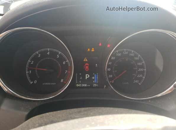 JA4AJ4AW3LU603138 2020 MITSUBISHI RVR Gray ხელსაწყოთა პანელის ხედი
