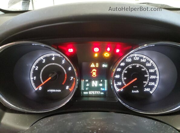 JA4AJ4AW4GZ612682 2016 MITSUBISHI RVR Brown ხელსაწყოთა პანელის ხედი