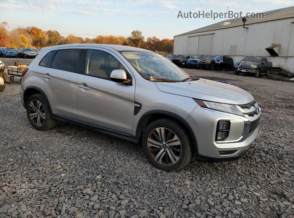 JA4AP3AU0LU006441 2020 MITSUBISHI OUTLANDER Серебряный Передняя правая четверть