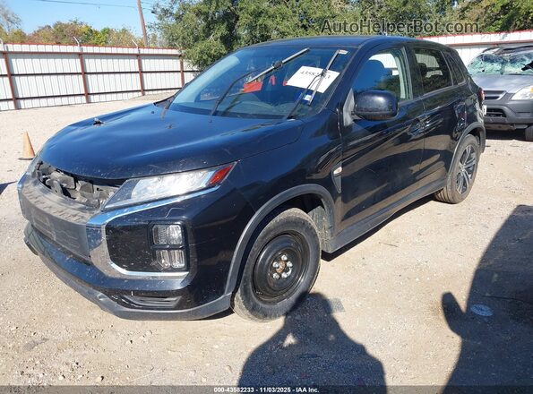 JA4AP3AU2LU005727 2020 MITSUBISHI OUTLANDER SPORT Black Przód lewy