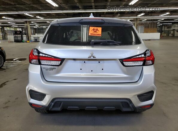 JA4AP3AU3LU021483 2020 MITSUBISHI OUTLANDER Silver Widok z tyłu