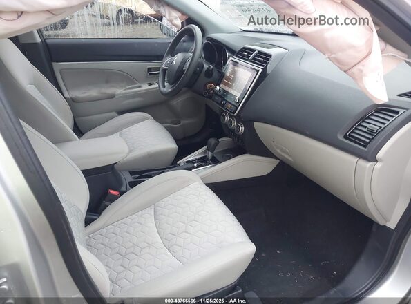 JA4AP3AU6LU013801 2020 MITSUBISHI OUTLANDER SPORT Silver წინა სალონის ხედი