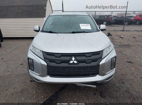 JA4AP3AU6LU013801 2020 MITSUBISHI OUTLANDER SPORT Silver უკანა სალონის ხედი