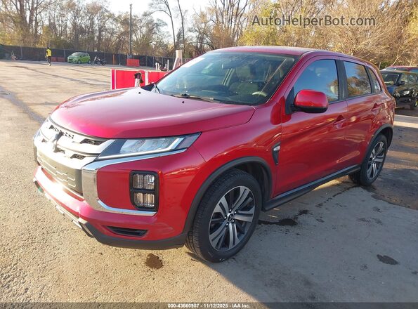 JA4AP3AU7LU001687 2020 MITSUBISHI OUTLANDER SPORT Red Vista tres cuartos delantera izquierda