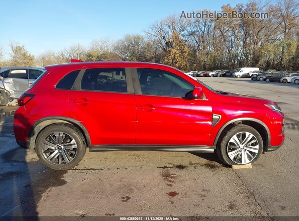 JA4AP3AU7LU001687 2020 MITSUBISHI OUTLANDER SPORT Red Vista interior trasera