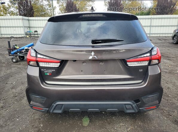 JA4AP4AU4LU002284 2020 MITSUBISHI OUTLANDER Brown Вид ззаду