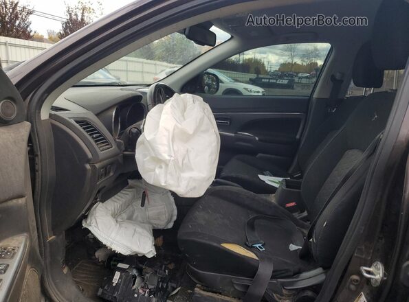 JA4AP4AU4LU002284 2020 MITSUBISHI OUTLANDER Brown Вид салону спереду