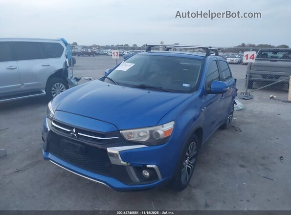 JA4AP4AU8KU027820 2019 MITSUBISHI OUTLANDER SPORT Синий Передняя левая четверть