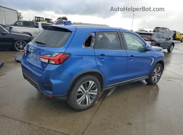 JA4AP4AU8LU030007 2020 MITSUBISHI OUTLANDER Blue Հետևի աջ
