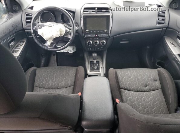 JA4AP4AU8LU030007 2020 MITSUBISHI OUTLANDER Blue Առջևի վահանակի տեսք