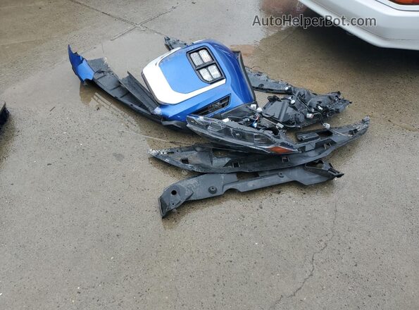 JA4AP4AU8LU030007 2020 MITSUBISHI OUTLANDER Blue Շարժիչի բաժամունքի տեսք