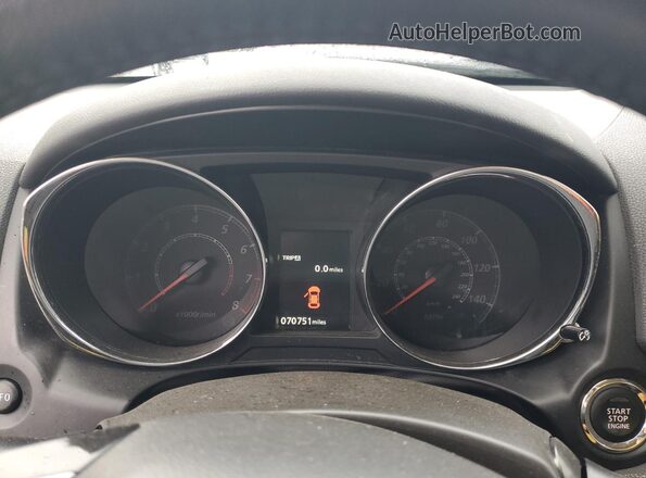 JA4AP4AU8LU030007 2020 MITSUBISHI OUTLANDER Blue Սարքավորումների վահանակի տեսք