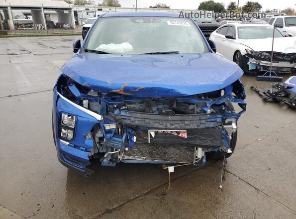 JA4AP4AU8LU030007 2020 MITSUBISHI OUTLANDER Blue Դիմացի տեսք